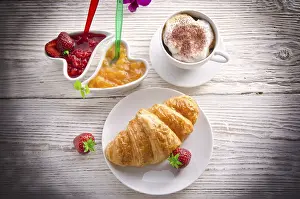 Bakery Products Prints: Croissant