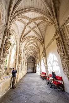 Prints of Crypt vaults without central key, cloister of the Monastery of San Juan de los Reyes, Toledo, Castilla-La Mancha, Spain Giant Panda Prints: Crypt Vault Print, Monastery of San Juan de los Reyes, Toledo