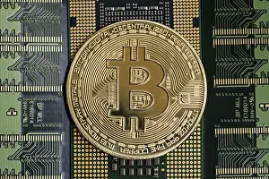 Digital Currency Symbol Prints: Cryptocurrency Bitcoin