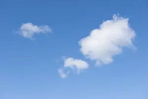 Fine Weather Images Prints: Cumulus clouds, fluffy clouds