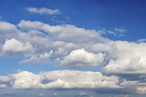 Cloudy Sky Europe Prints: Cumulus clouds, Germany