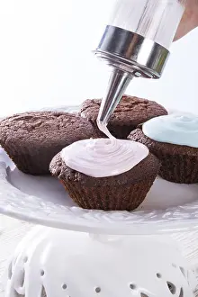 Baked Goods Prints: Cupcakes icing