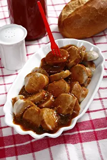 Meat Products Nutrition Prints: Currywurst