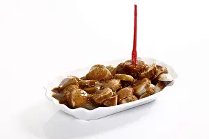 Meat Dish Nutrition Prints: Currywurst