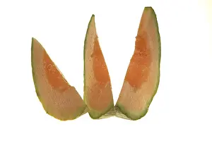 Healthy Fruit Options Prints: Cut charentais melon
