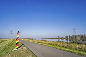 Nature Reserves In Germany Prints: Cycle path along the West Oder