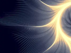 Fractal Geometry Prints: Dark background with copyspace