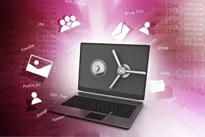 Digital Information Protection Prints: Data security concept