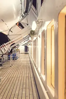 Atmospheric Night Shot Prints: On deck by night