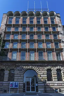 Middle Franconia Building Facade Prints: Decmal-protected facade from the 1950s