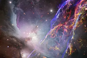 National Aeronautics And Space Administration Prints: Deep space. Awesome science fiction render