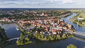Historic Old Town Aerial Shot Prints: Default