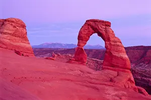 Delicate Arch Panorama Prints: Delicate Arch and the La Sal Range