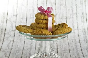 Christmas Dessert Ideas Prints: Delicious biscuits on a decorative background