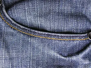 Plain Blue Background Prints: Denim background