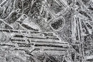 Austria Ice Crystals Prints: Details, shapes and structures of ice