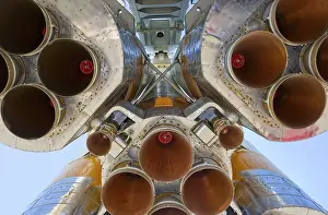 European Aerospace Industry Prints: Details of space rocket engine