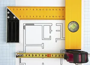 Close Up Drawing Prints: Development drawings and tools on graph paper