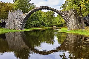 Rakotz Bridge Germany Prints: The Devil's Bridge on the Rakots River
