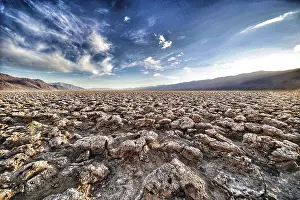 North America Natural Scenery Prints: Devils Golf Course in the Death Valley