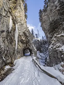 Steiermark Countryside Photo Prints: Devil's Gorge in winter, Johnsbach