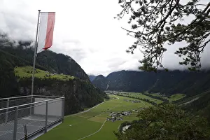Panoramic View Of Alps Prints: Devil's pulpit, view, viewing platform