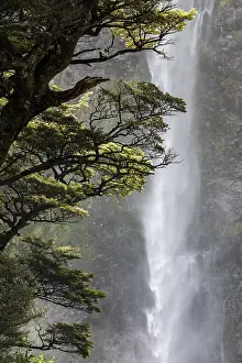 Steep Cliff Rock Formation Prints: Devil's Punchbowl Waterfall