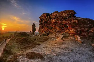 German Nature Reserve Prints: Devil's Wall Thale at sunset
Devil's Wall Thale at sunset