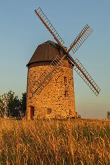 Abandoned Windmill Germany Prints: Devil's Mill of Warnstedt
