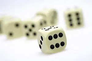 Cut Out Images Prints: Dices