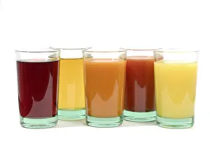 Vitamin Rich Drinks Prints: Different juices