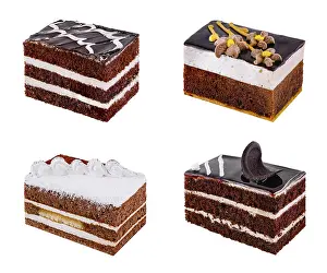 Images Dated 20th June 2024: Cake Slices Print