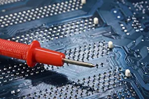 Blueprint Drawing Prints: Dipstick on the electronic board
