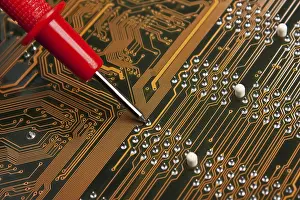 Blueprint Drawing Prints: Dipstick on the electronic board