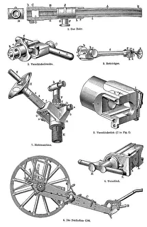 Meyers Konversations-Lexikon Display Chart Print, 1897