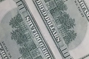 US Dollar Banknotes Prints: Detail of US dollar banknotes