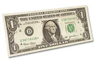 American Money Prints: One dollar bill, front side