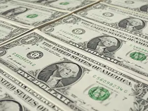 Payment Transaction Image Prints: Dollar notes 1 Dollar
