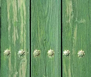 Wooden Door Detail Prints: Door detail