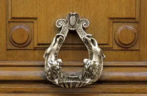 Decorative Door Fitting Prints: Door knocker