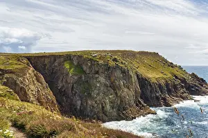 Cornwall England Prints: Dramatic cliffs, coastline, cliffs