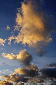 Overcast European Sky Prints: Dramatic cloud atmosphere in the evening sky