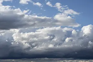 Cloudy Background Image Prints: Dramatic cloud formation, filling the format