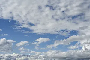 Southern German Landscape Prints: Dramatic cloud formation, filling the format
