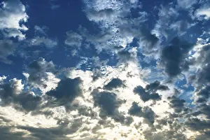 Dramatic Evening Sky Prints: Dramatic clouds in the sky, Florence