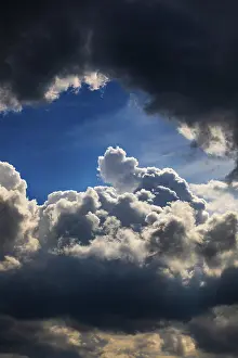 Cloud Formations In Austria Prints: Dramatic cloudscape with (cumulus) clouds