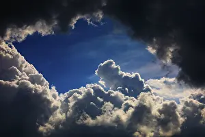 Cloudy Skies Prints: Dramatic cloudscape with (cumulus) clouds
