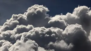 Blue Sky With Cumulus Cloud Prints: Dramatic cloudscape with (cumulus) clouds