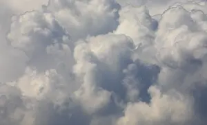 Cumulus Clouds Prints: Dramatic cloudscape with (cumulus) clouds