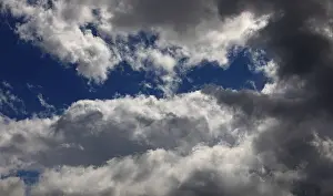 Cloudy Skies Prints: Dramatic cloudscape with (cumulus) clouds